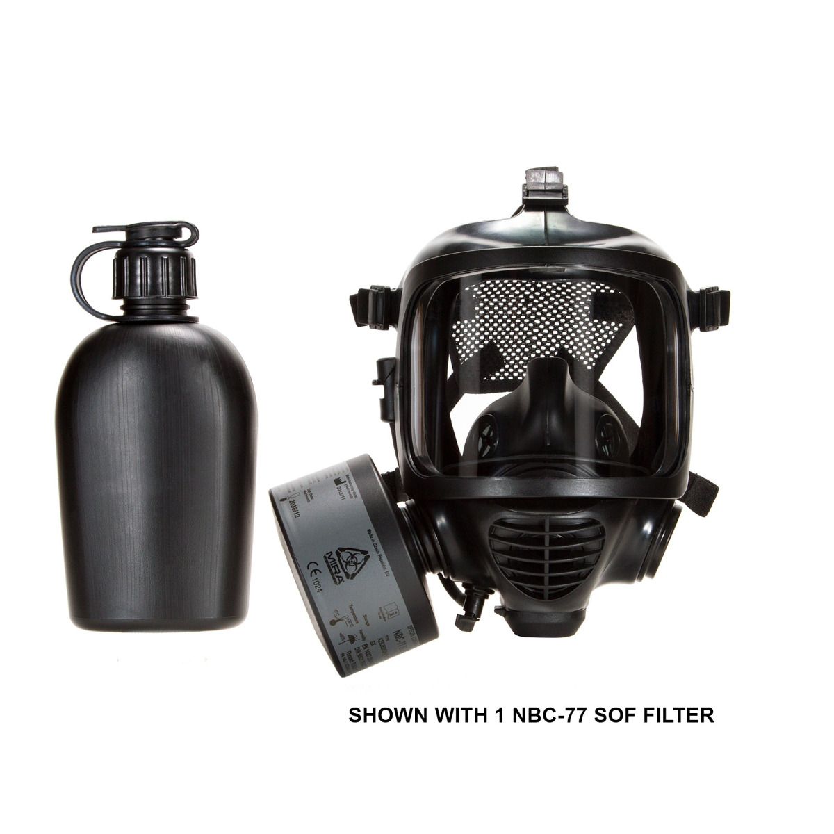Cm 6m Cbrn Gas Mask By Mira Safety Bundle