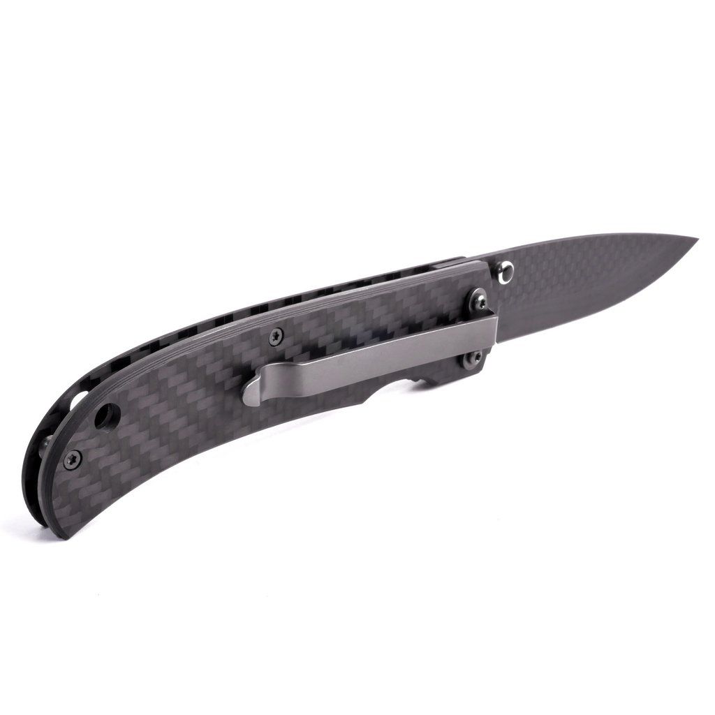 EDC Carbon Fiber Folding Knife Pure Carbon Fiber Blade